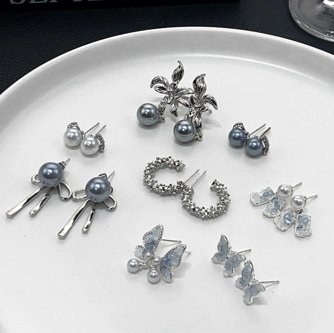 Zircon High-grade Exquisite Niche Sier Pin Rings