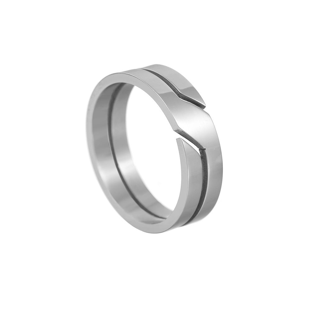 Popular Ornament Stainless Steel Hollow Vacuum Plating Rings