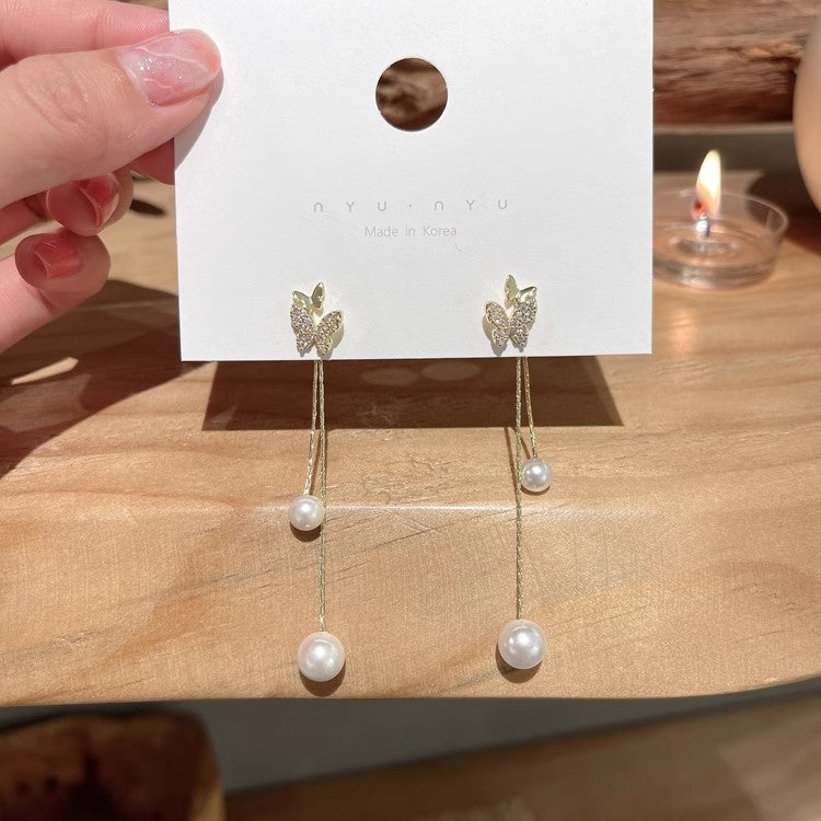 Women's Fashionable Light Luxury Butterfly Design High-grade Rings