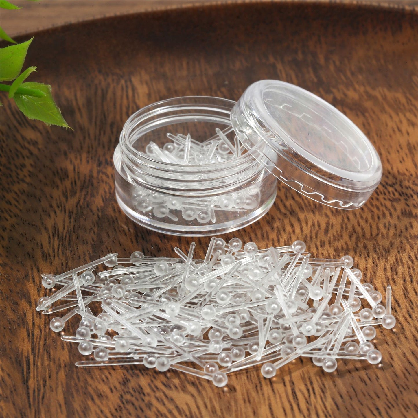 Bar Comfortable Transparent Invisible Auricular Needle Earrings