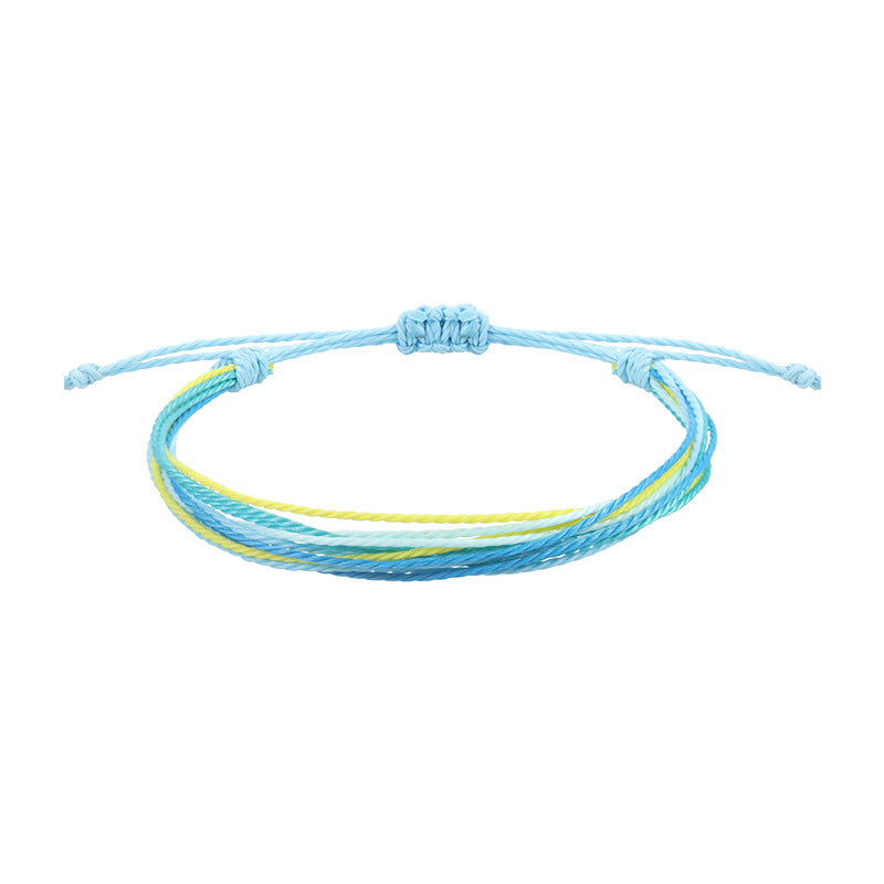 Wax Line Woven Beach Surfing Carrying Bracelets