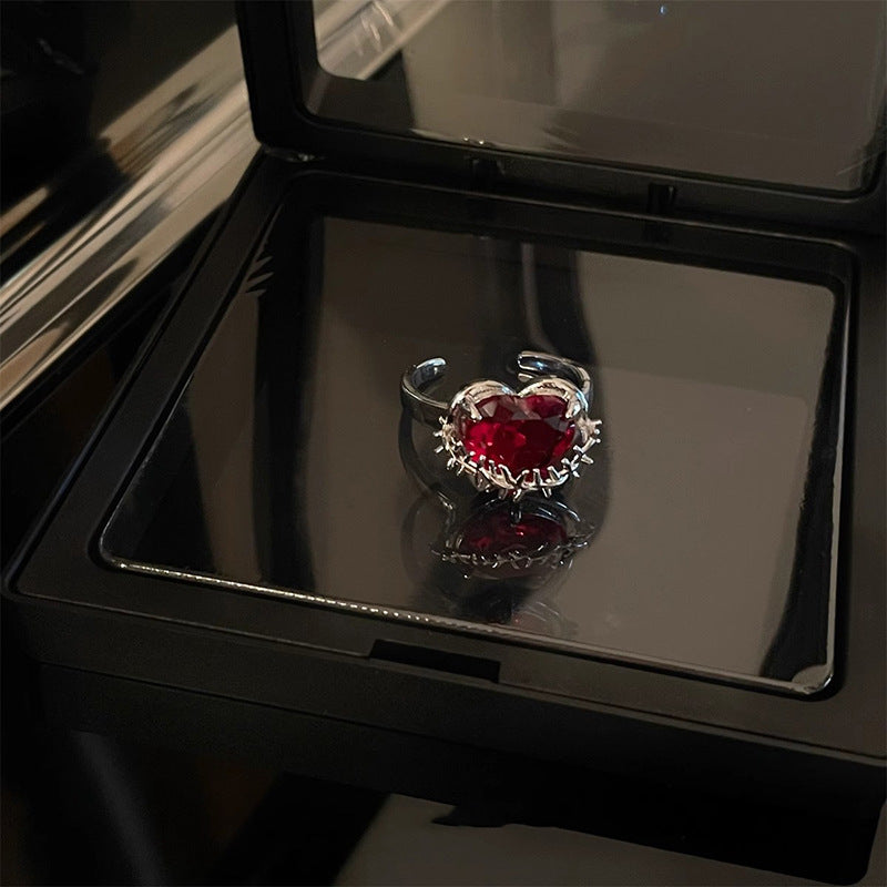 Women's & Men's High-grade For Twin Cold Niche Design Rings