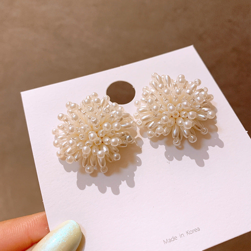 Luxury Mermaid Pearl Fashion High Sense Earrings