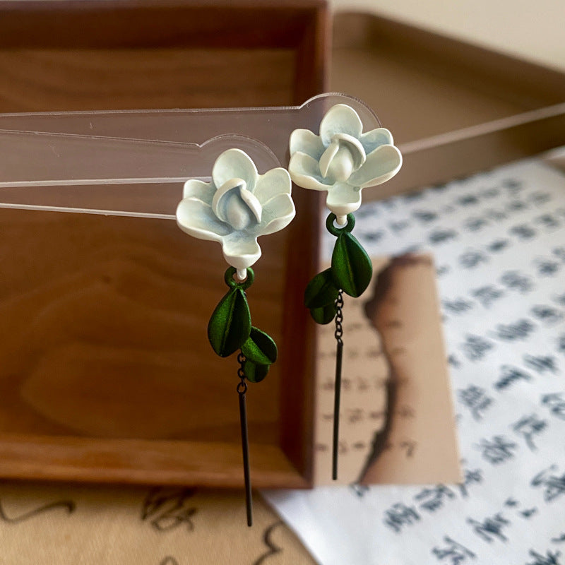 Ink Female Niche Design Ear High Earrings