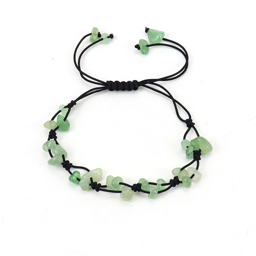 Live Vintage Hand-woven Natural Crystal Agate Bracelets