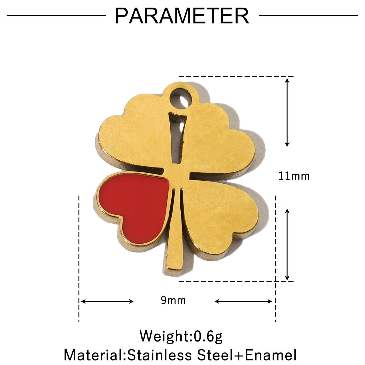 Flower Fish Colorful Oil Titanium Steel Female Angel Pendants