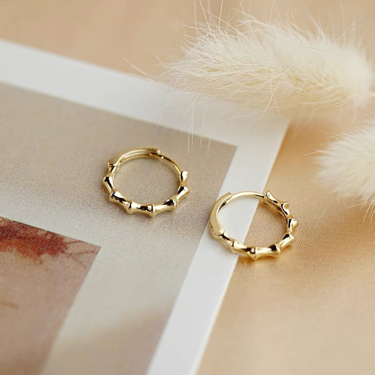 Water Drop Ear Clip Small Simple Earrings