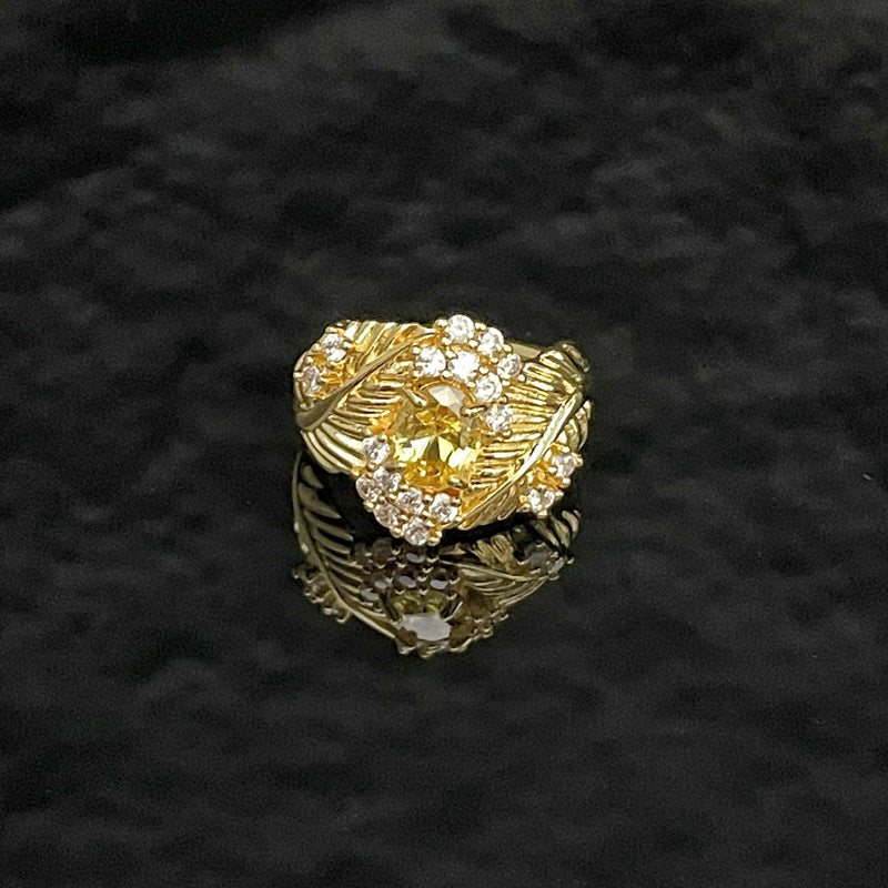 Women's Italian Chinese Style Mild Luxury Retro Rings
