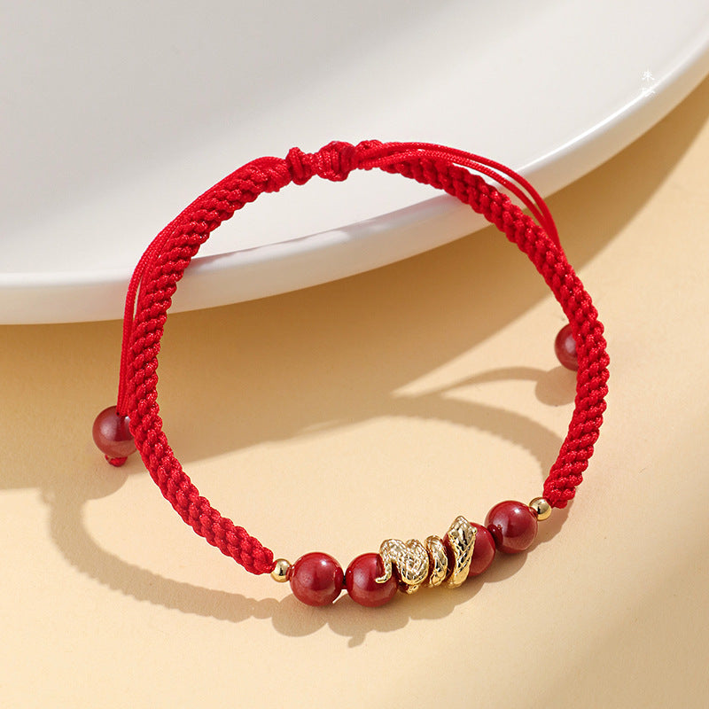 Life Hand Woven Rope Safe Smooth Blessing Couple Bracelets
