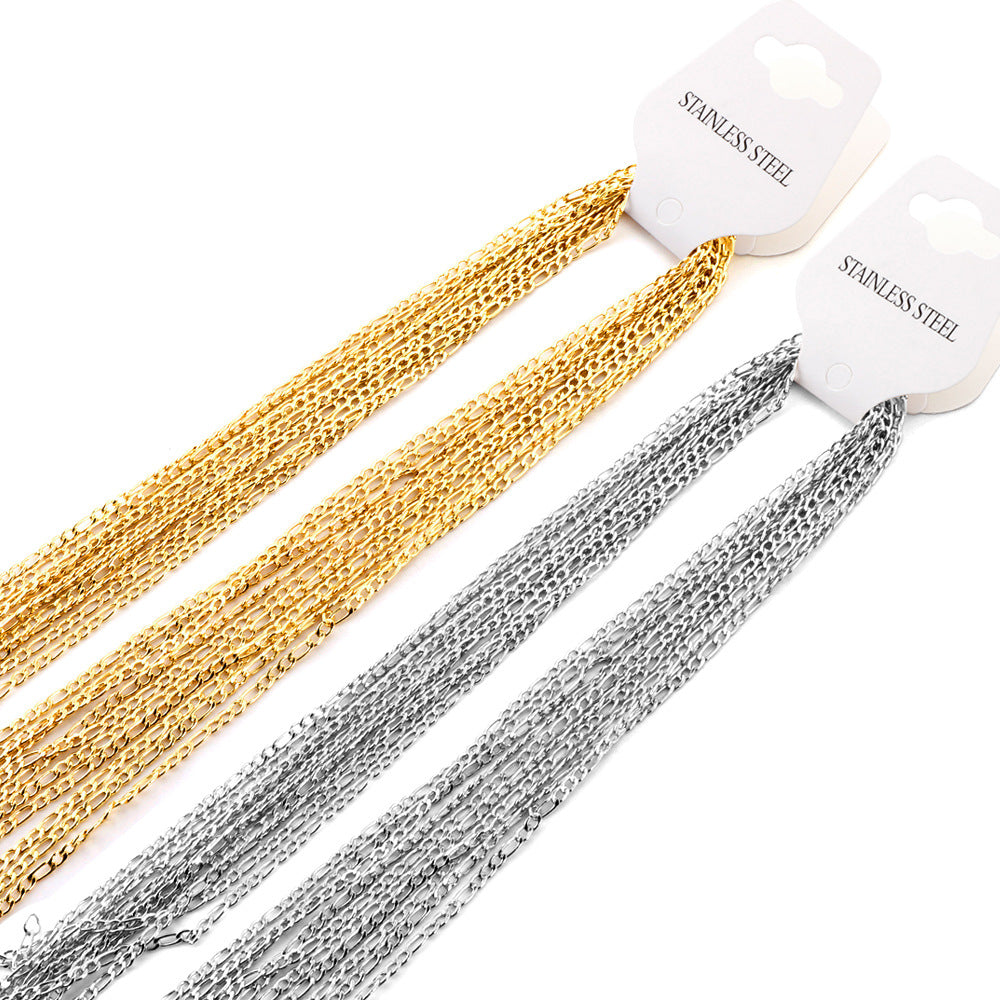 Men's Cuban Rock Hip Hop Stainless Steel Necklaces