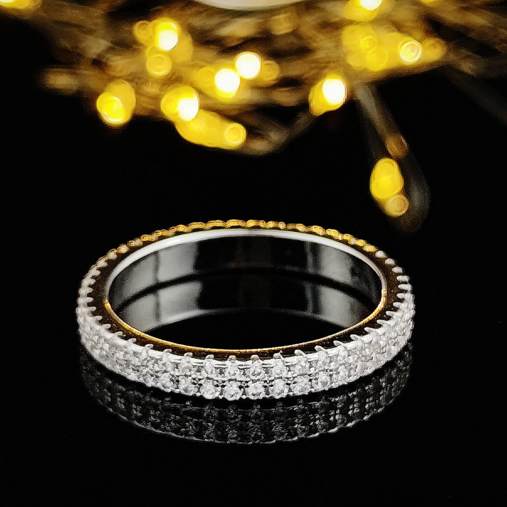 Full Diamond Simple Female Niche Advanced Rings