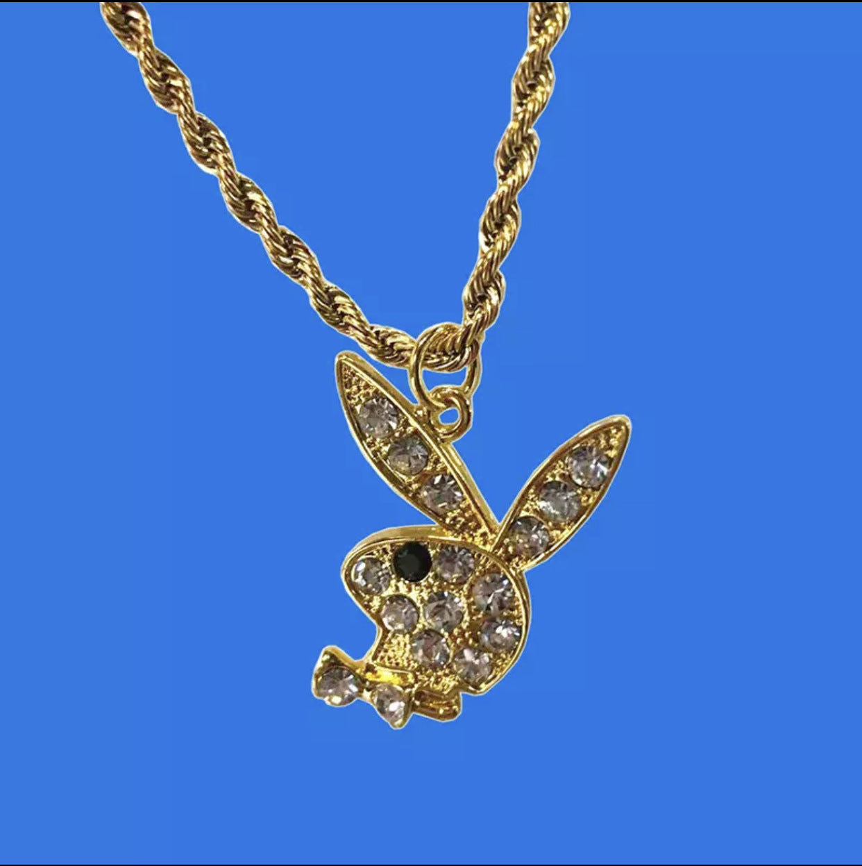 Steel Rabbit Hip Hop Fashion Personality Necklaces