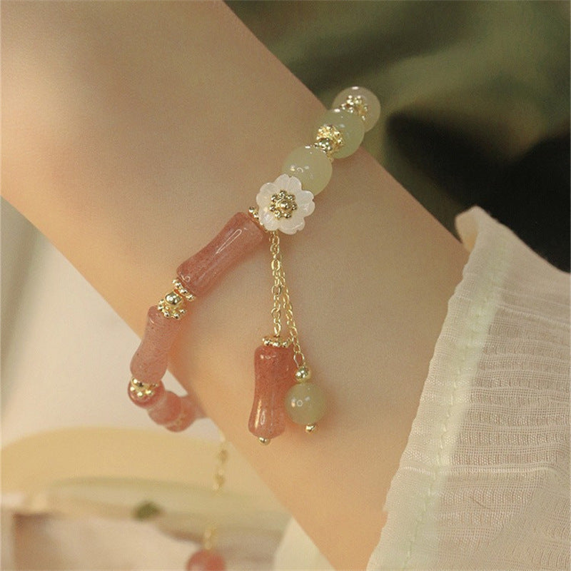Women's Chinese Style Icing National Bamboo Gift Bracelets