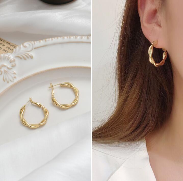 Ear High-grade Retro Metal Matte Simple Rings