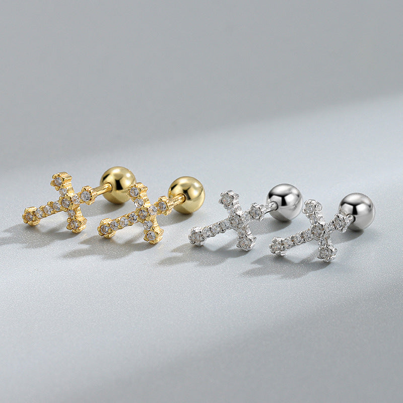 Women's Needle Earplugs Ear Fashion Gold-plated Light Earrings