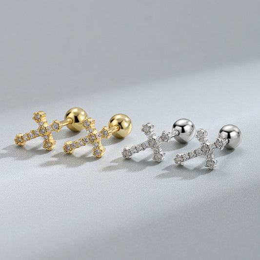 Women's Needle Earplugs Ear Fashion Gold-plated Light Earrings