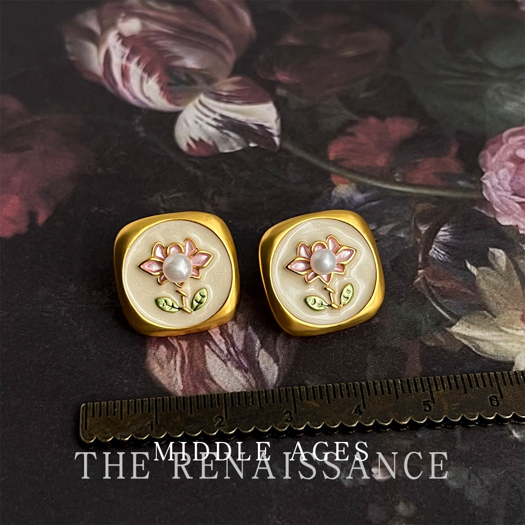 Style Enamel Drop Oil Butterfly Collection Earrings
