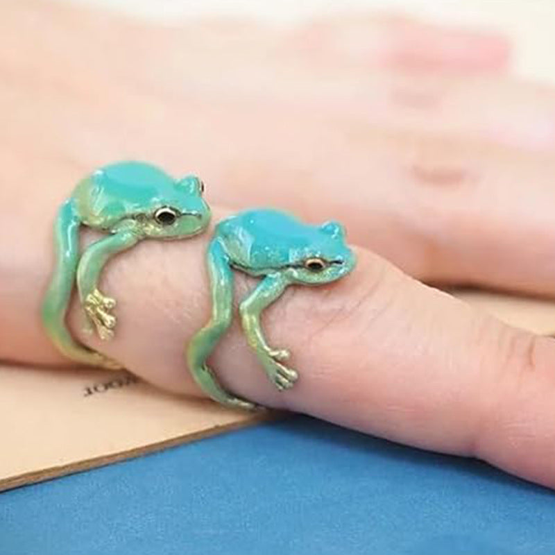 Frog Opening Adjustable Creative Fashion Personalized Rings
