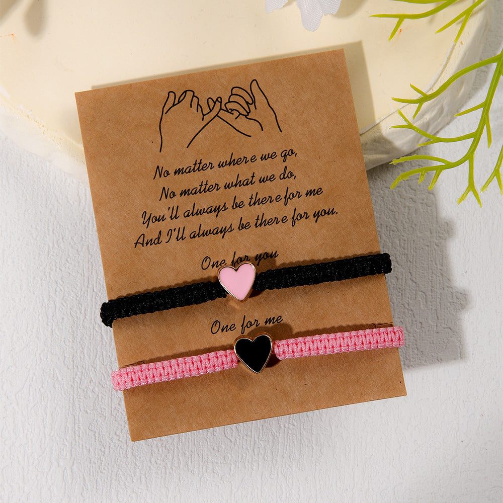 Simple Handmade Woven Adjustable Surfer Carrying Bracelets