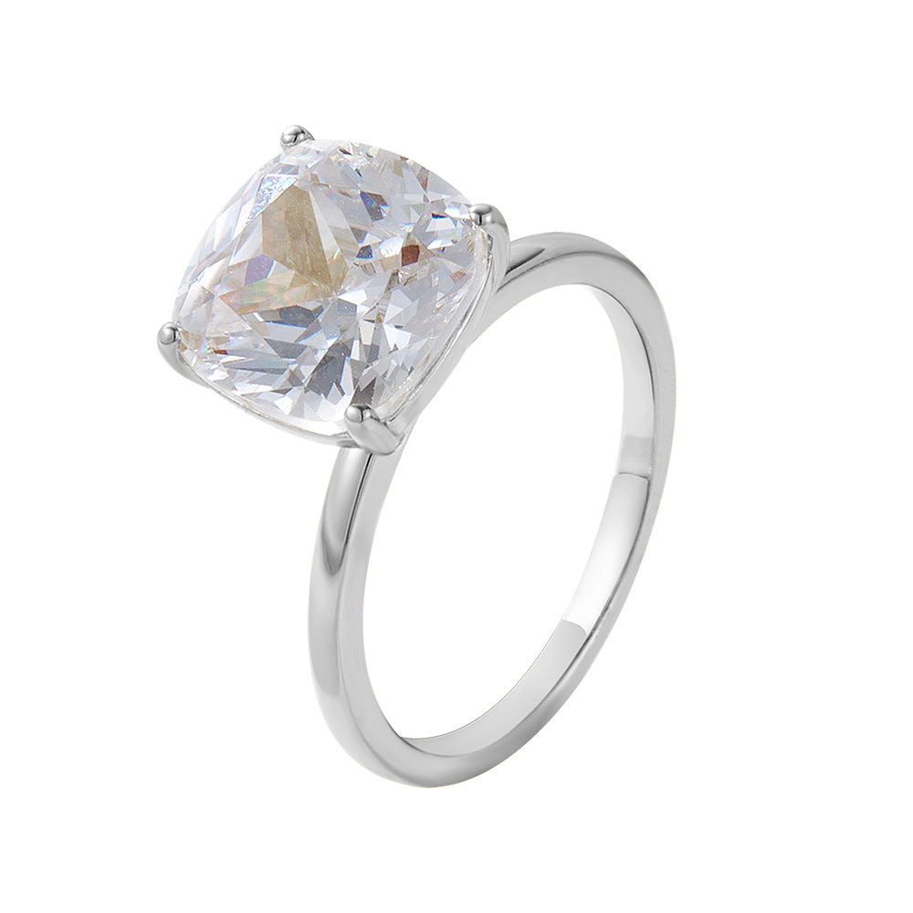 Sterling Sier Temperament Ladies Three-piece Set Rings