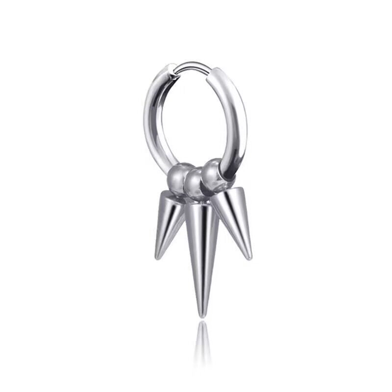 Spring Ear Clip Male Tassel Female Earrings