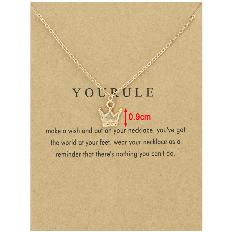 Double Arrow Paper Crane Direction Of Life Necklaces