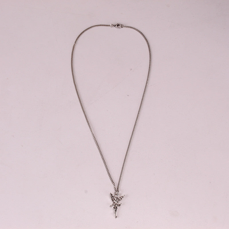 Style Disco Angel Rose Butterfly Personalized Necklaces