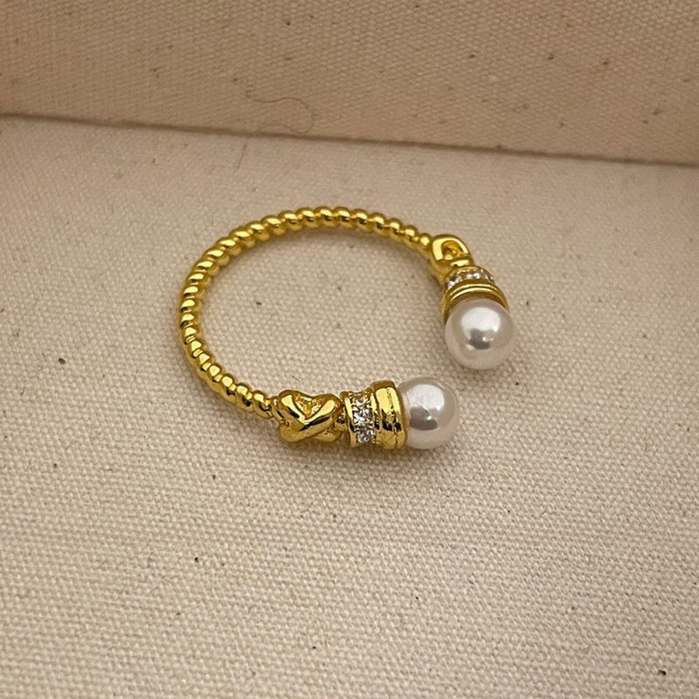 Sier Niche Gentle Natural Colored Gems Female Rings