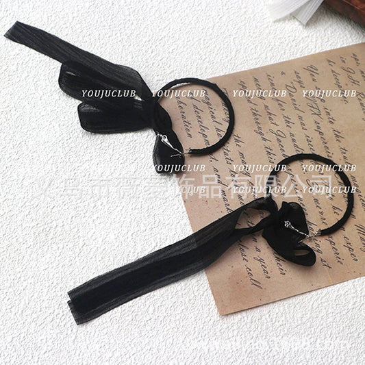 Summer Ribbon Butterfly Niche Design Atmosphere Earrings