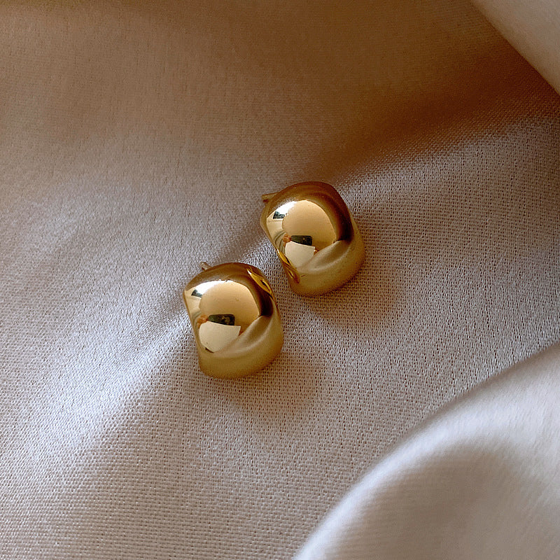 Sier High Sense All Match Fashion Earrings