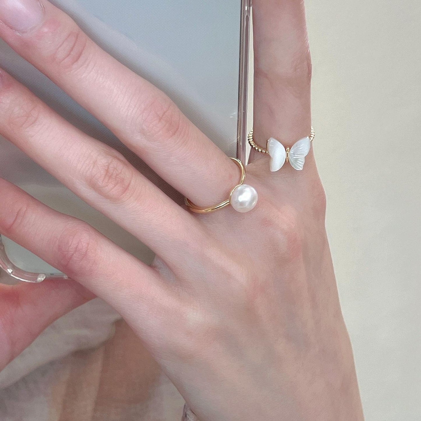 Women's Fairy Style Niche Design Fashion Retro Temperament Rings