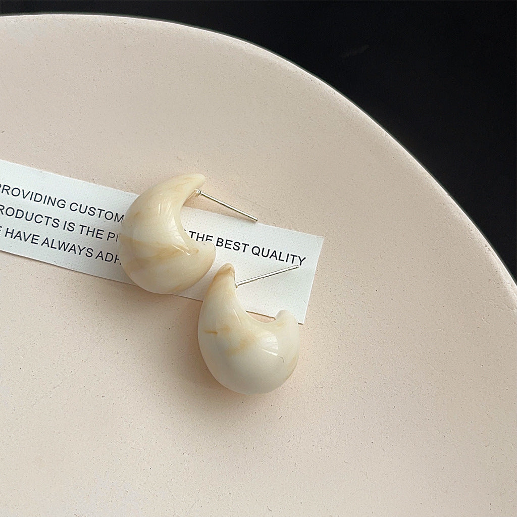 Cold Wind Drop-shaped Female Niche Retro Earrings