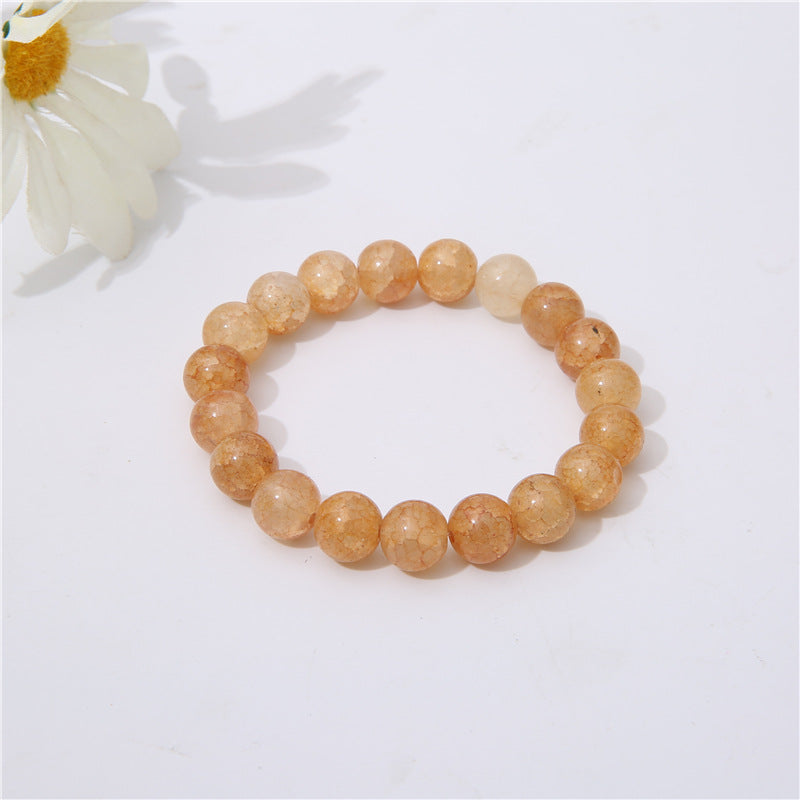 Jade Broken Glass Beaded Rosary Accessories Bracelets