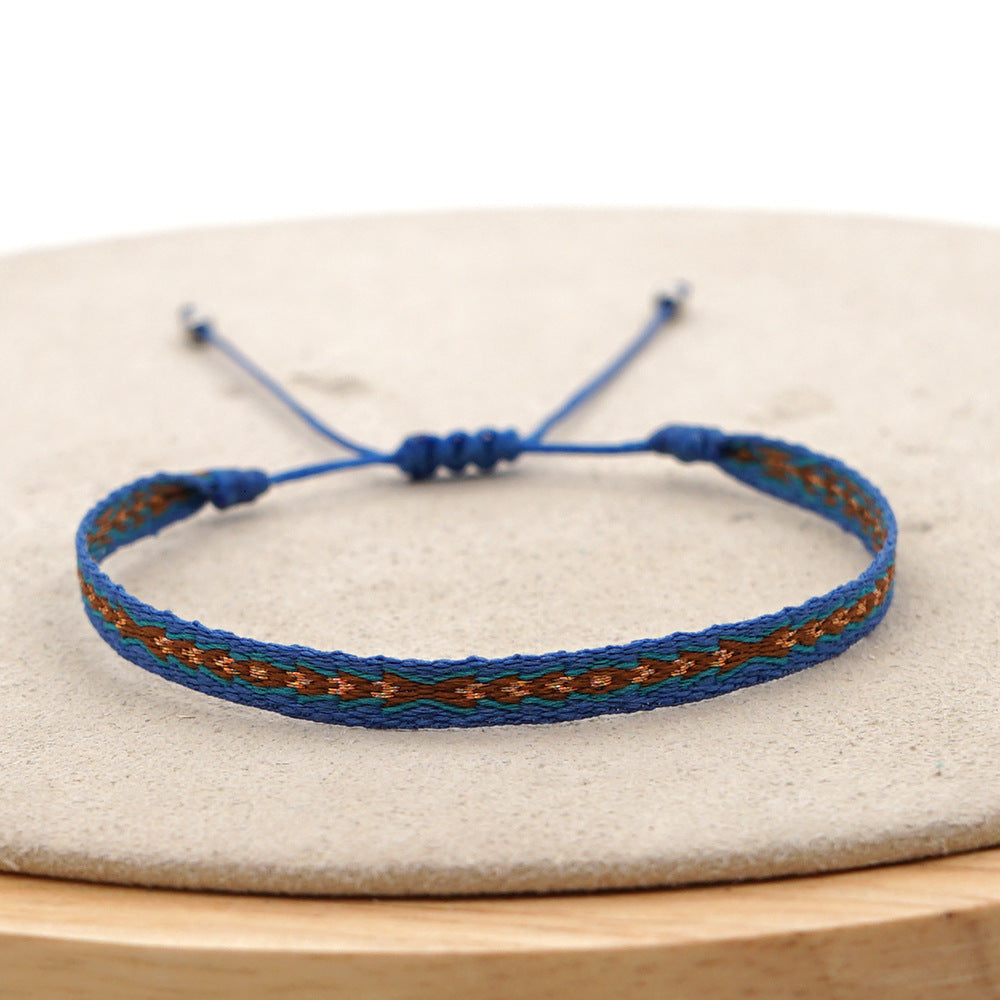 Women's South American Columbia Ethnic Style Webbing Bracelets