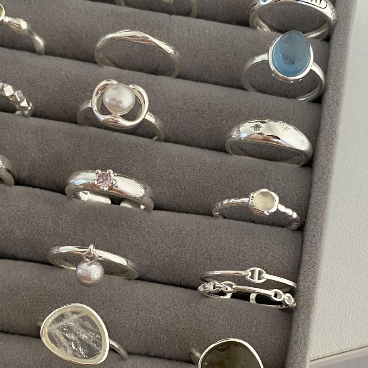 Sterling Sier Zircon Female Special Interest Rings
