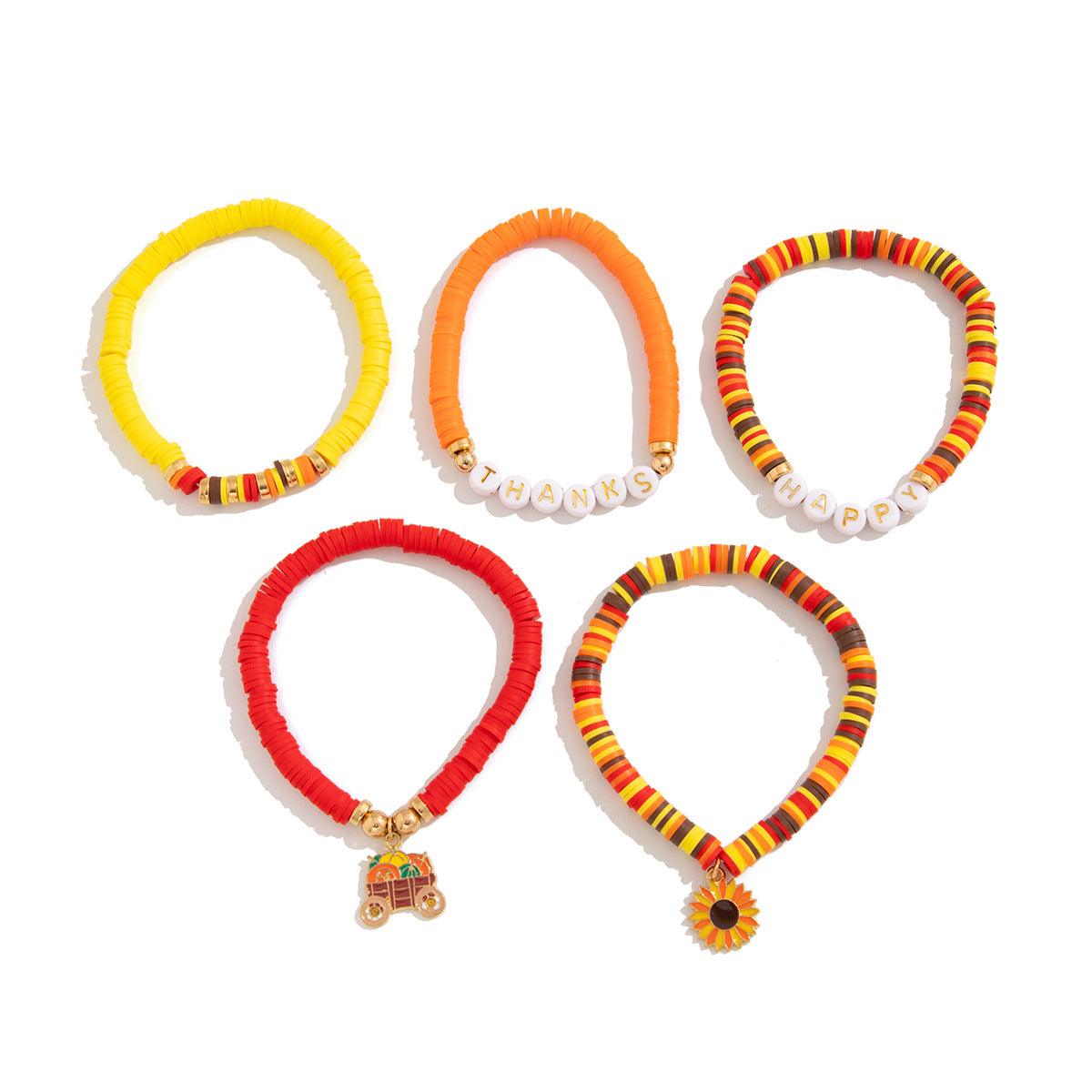 Leaf Acrylic Creative Handmade Polymer Clay Bracelets