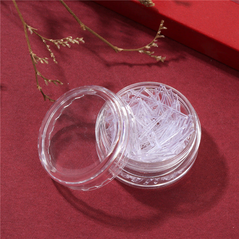 Bar Comfortable Transparent Invisible Auricular Needle Earrings