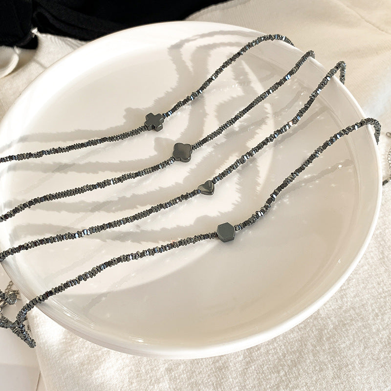 Luxury Fashion Black Small Pieces Of Necklaces