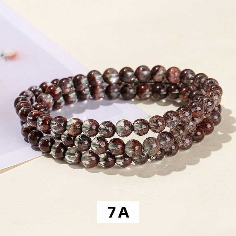 Jewelry Natural Super Seven Garnet Colorful Bracelets