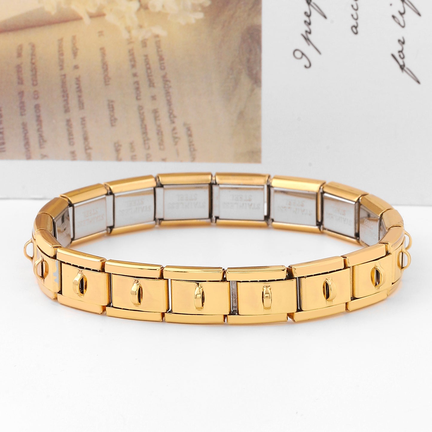 Retro Module Black White Eight Diagrams Three-color Bracelets