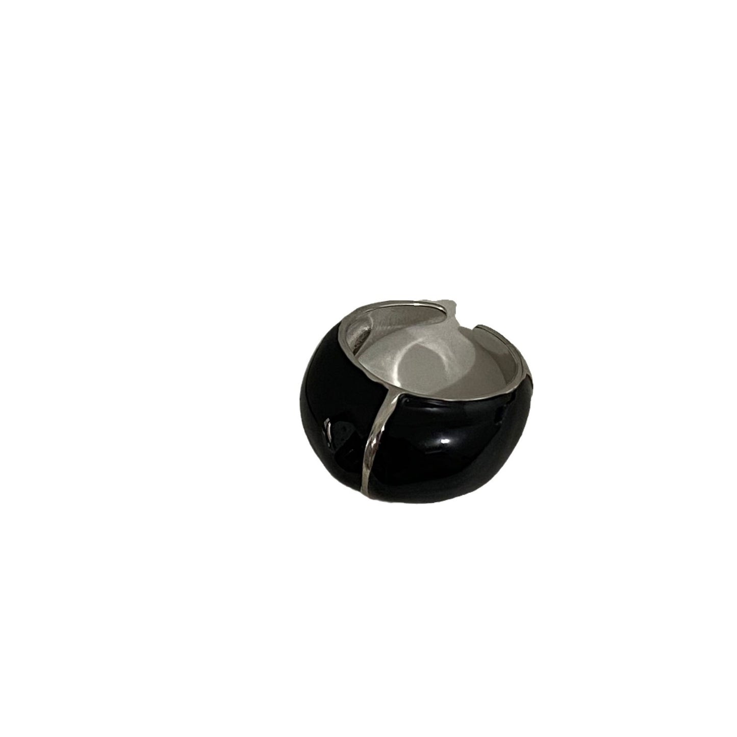 Minority Simple Fashion Metal Wide Design Drip Rings