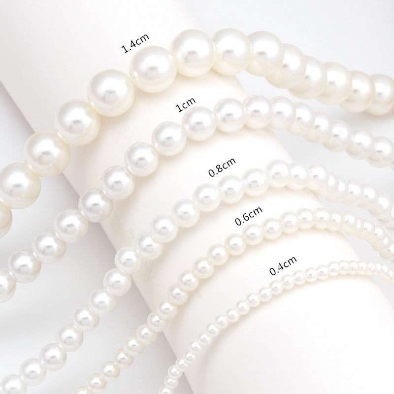 Imitation Pearl Beaded Female Elastic String Bracelets