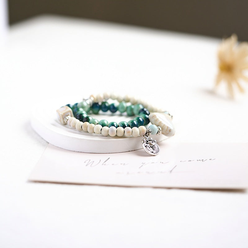 Ceramic Chinese Style Versatile Ancient Double Bracelets