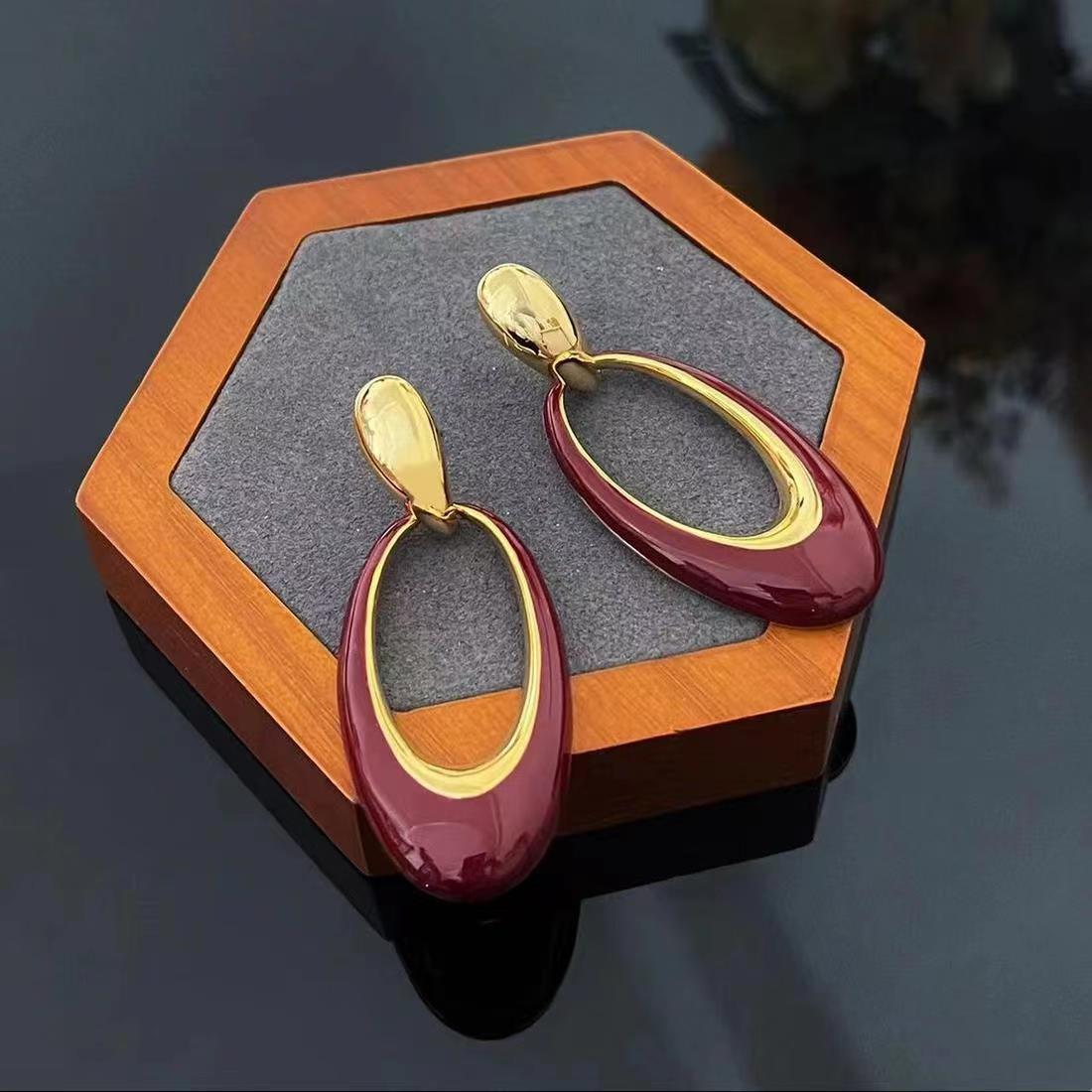 Sier Needle Simple Exquisite Square Zircon Light Luxury High-grade Earrings