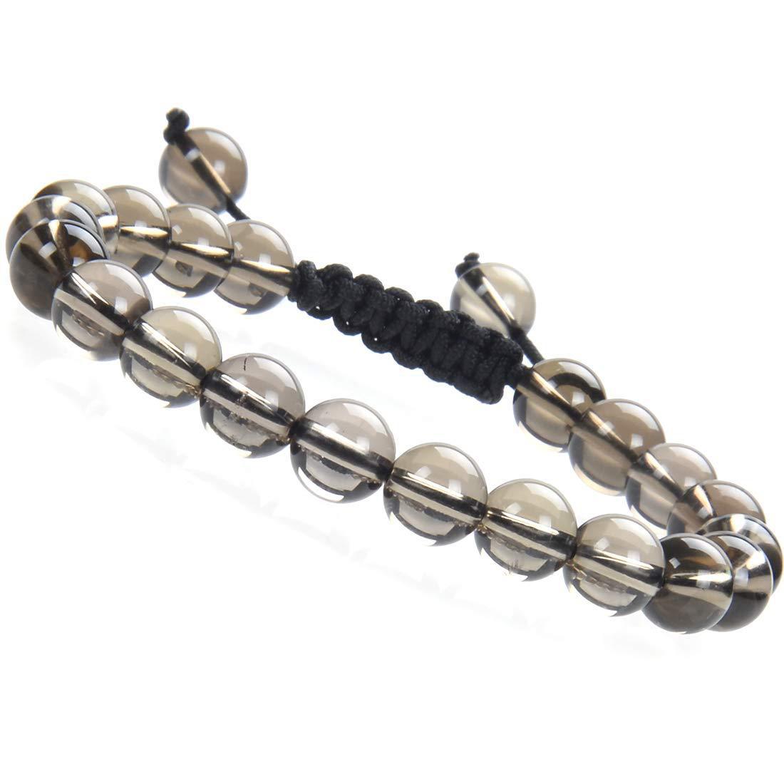 Pink Crystal Woven Natural Agate Stone Bracelets