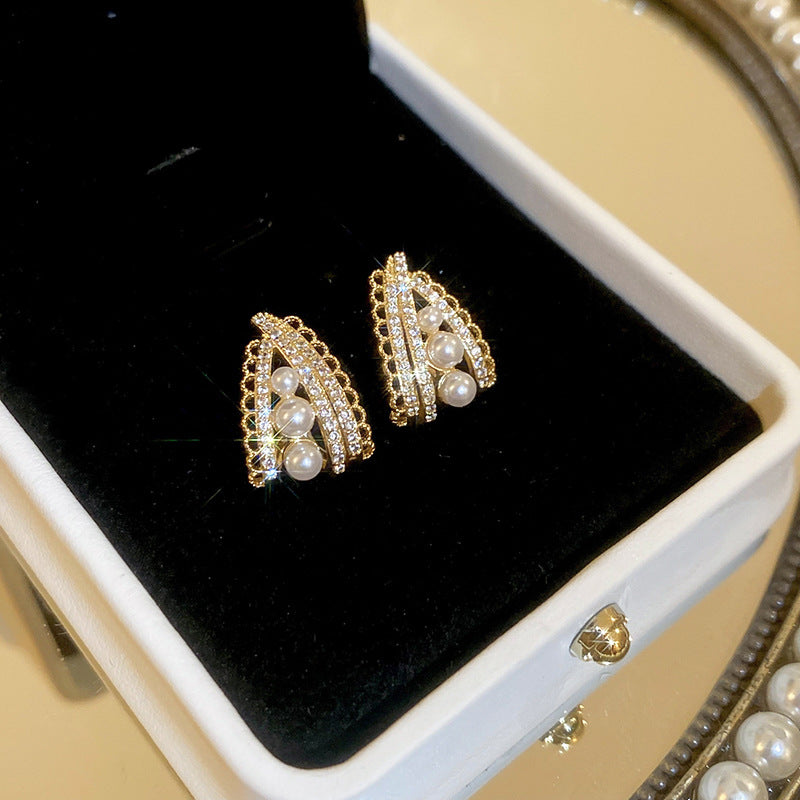 Lace French Entry Lux Style Trendy Earrings