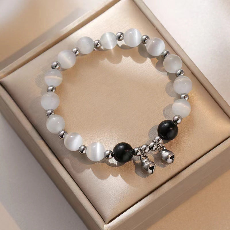 Women's Fu Character Opal Strawberry Quartz Vintage Bracelets