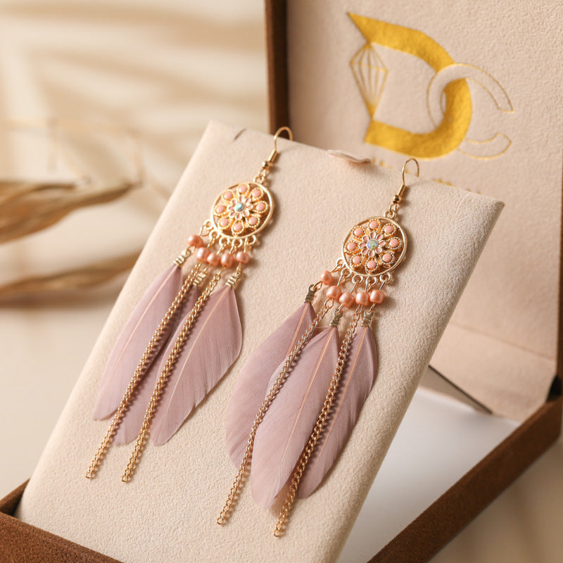Color Fresh Literature Art Feather Your Earrings