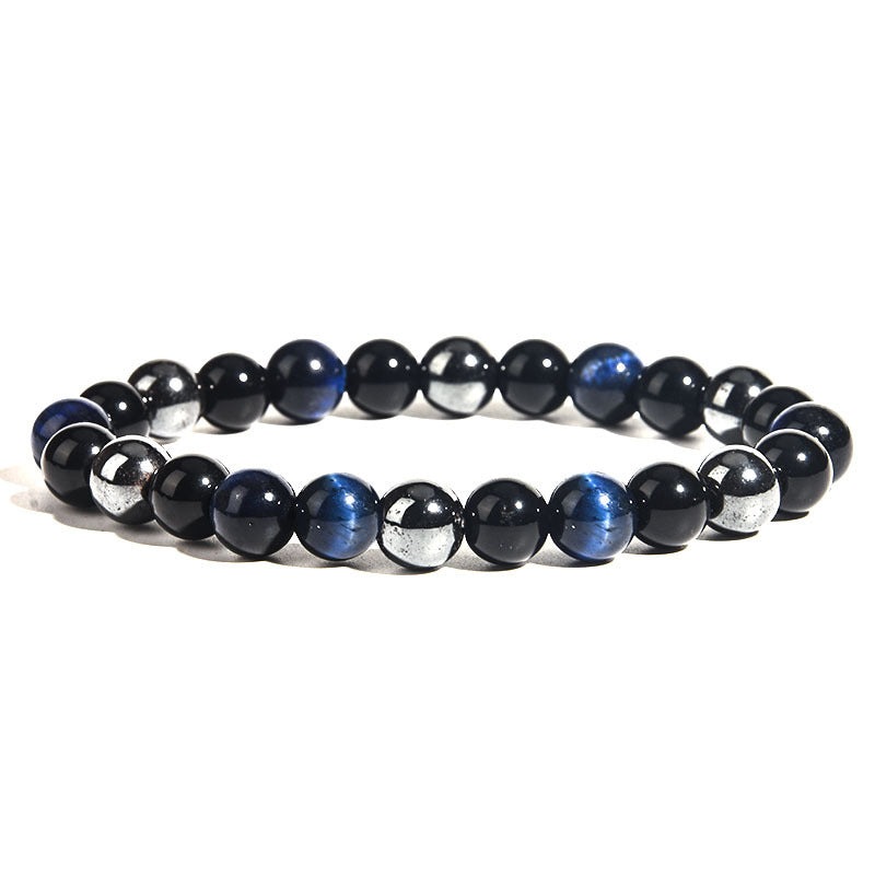 Men's Tigereye Haematite Imitation Obsidian Ornament Bracelets