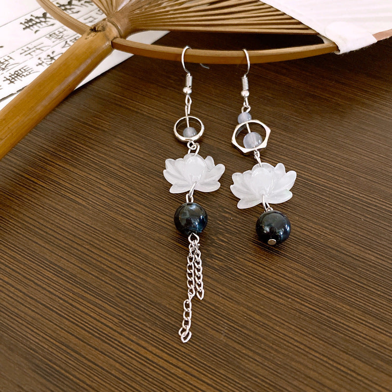 Women's Chinese Style Series Fan Han Clothing Earrings
